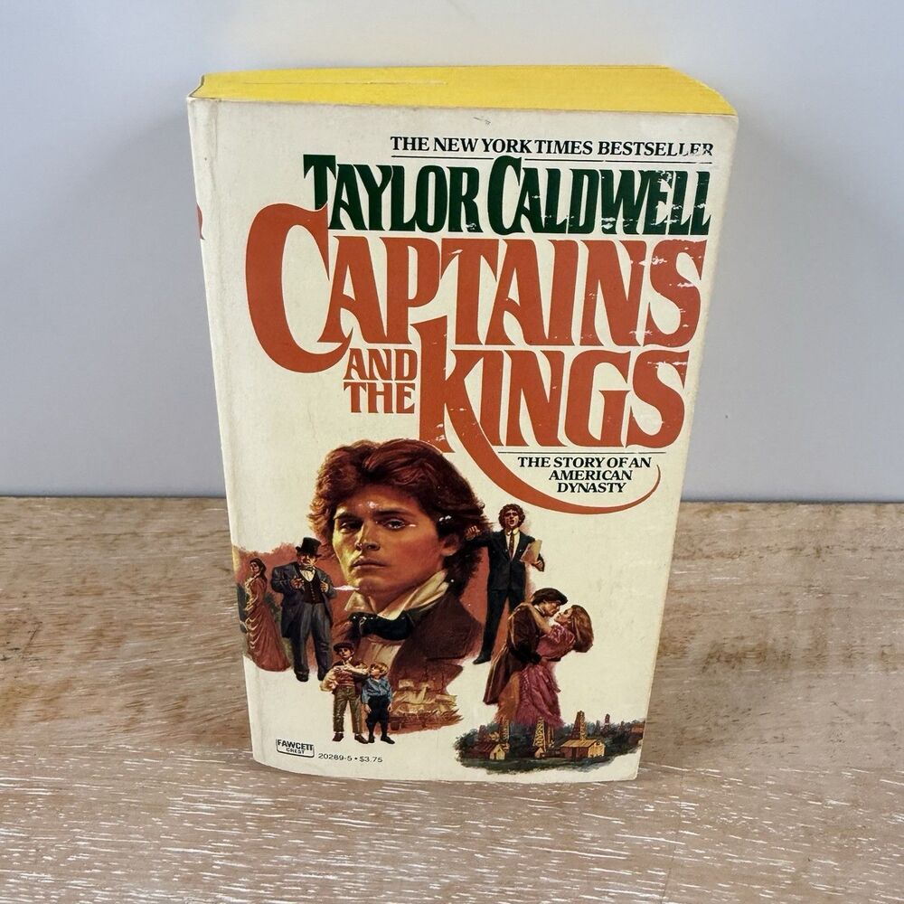 Taylor Caldwell Captains and the Kings Fawcett Crest Paperback 1972 Vintage